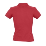 Polo femmes de qualité supérieure 100% coton 210 g/m² SOL'S People couleur rouge vue arrière