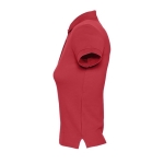 Polo femmes de qualité supérieure 100% coton 210 g/m² SOL'S People couleur rouge vue latérale