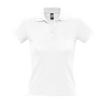 Polo femmes de qualité supérieure 100% coton 210 g/m² SOL'S People couleur blanc neuvième vue