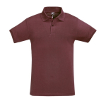 Polos d'entreprise 100% coton avec deux boutons 180 g/m² SOL'S Perfect couleur bordeaux huitième vue