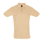 Polos d'entreprise 100% coton avec deux boutons 180 g/m² SOL'S Perfect couleur beige deuxième vue