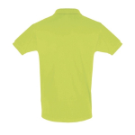 Polos d'entreprise 100% coton avec deux boutons 180 g/m² SOL'S Perfect couleur vert clair vue arrière