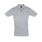 Polos d'entreprise 100% coton avec deux boutons 180 g/m² SOL'S Perfect couleur gris chiné