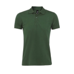 Polos d'entreprise 100% coton avec deux boutons 180 g/m² SOL'S Perfect couleur vert foncé vue d'ambiance