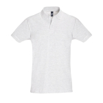 Polos d'entreprise 100% coton avec deux boutons 180 g/m² SOL'S Perfect couleur gris clair chiné