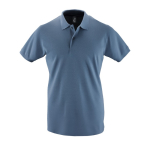 Polos d'entreprise 100% coton avec deux boutons 180 g/m² SOL'S Perfect couleur bleu pétrole