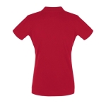 Polos sérigraphiés pour femmes en coton 180 g/m² SOL'S Perfect Women couleur rouge vue arrière