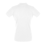 Polos sérigraphiés pour femmes en coton 180 g/m² SOL'S Perfect Women couleur blanc vue arrière