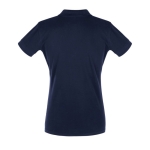 Polos sérigraphiés pour femmes en coton 180 g/m² SOL'S Perfect Women couleur bleu marine vue arrière