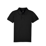 Polo formel pour enfants 100% coton 180 g/m² SOL'S Perfect Kids couleur noir