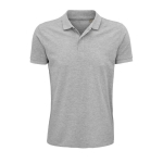 Polo personnalisé en coton 100% biologique 170 g/m² SOL'S Planet couleur gris