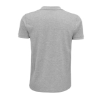 Polo personnalisé en coton 100% biologique 170 g/m² SOL'S Planet couleur gris vue arrière