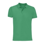Polo personnalisé en coton 100% biologique 170 g/m² SOL'S Planet couleur vert