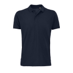 Polo personnalisé en coton 100% biologique 170 g/m² SOL'S Planet couleur bleu marine