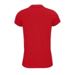 Polo sérigraphié pour femmes en coton 170 g/m² SOL'S Planet couleur rouge vue arrière