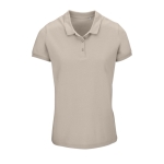 Polo sérigraphié pour femmes en coton 170 g/m² SOL'S Planet couleur beige