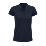 Polo sérigraphié pour femmes en coton 170 g/m² SOL'S Planet couleur bleu marine