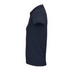 Polo sérigraphié pour femmes en coton 170 g/m² SOL'S Planet couleur bleu marine vue latérale