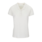 Polo sérigraphié pour femmes en coton 170 g/m² SOL'S Planet couleur blanc cassé
