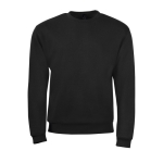 Sweat en polyester et coton doux au toucher 260 g/m² SOL'S Spider couleur noir