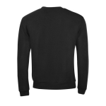 Sweat en polyester et coton doux au toucher 260 g/m² SOL'S Spider couleur noir vue arrière