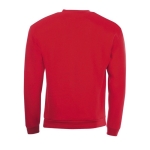 Sweat en polyester et coton doux au toucher 260 g/m² SOL'S Spider couleur rouge vue arrière