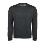 Sweat en polyester et coton doux au toucher 260 g/m² SOL'S Spider couleur gris foncé sixième vue