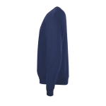 Sweat en polyester et coton doux au toucher 260 g/m² SOL'S Spider couleur bleu marine vue latérale