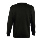 Sweat sérigraphié en coton et polyester 280 g/m² SOL'S New Supreme couleur noir vue arrière