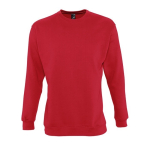 Sweat sérigraphié en coton et polyester 280 g/m² SOL'S New Supreme couleur rouge cinquième vue