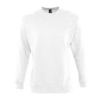 Sweat sérigraphié en coton et polyester 280 g/m² SOL'S New Supreme couleur blanc neuvième vue