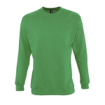 Sweat sérigraphié en coton et polyester 280 g/m² SOL'S New Supreme couleur vert huitième vue