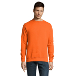 Sweat sérigraphié en coton et polyester 280 g/m² SOL'S New Supreme couleur orange