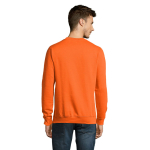 Sweat sérigraphié en coton et polyester 280 g/m² SOL'S New Supreme couleur orange