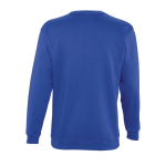 Sweat sérigraphié en coton et polyester 280 g/m² SOL'S New Supreme couleur bleu roi vue arrière