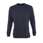 Sweat sérigraphié en coton et polyester 280 g/m² SOL'S New Supreme couleur bleu foncé
