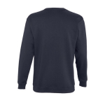 Sweat sérigraphié en coton et polyester 280 g/m² SOL'S New Supreme couleur bleu foncé vue arrière