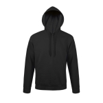 Sweat à capuche en coton et polyester 280 g/m² SOL'S Snake couleur noir