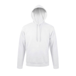 Sweat à capuche en coton et polyester 280 g/m² SOL'S Snake couleur blanc neuvième vue