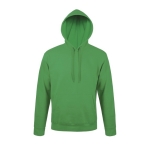 Sweat à capuche en coton et polyester 280 g/m² SOL'S Snake couleur vert huitième vue