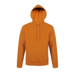 Sweat à capuche en coton et polyester 280 g/m² SOL'S Snake couleur orange