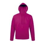 Sweat à capuche en coton et polyester 280 g/m² SOL'S Snake couleur fuchsia