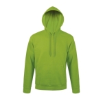Sweat à capuche en coton et polyester 280 g/m² SOL'S Snake couleur vert lime