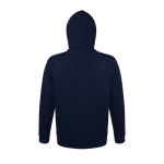 Sweat à capuche en coton et polyester 280 g/m² SOL'S Snake couleur bleu foncé vue arrière