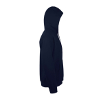 Sweat à capuche en coton et polyester 280 g/m² SOL'S Snake couleur bleu foncé vue avec zone d'impression
