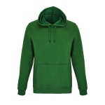 Sweat à capuche en coton et polyester 280 g/m² SOL'S Snake couleur vert foncé