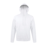 Sweat à capuche en coton et polyester 280 g/m² SOL'S Snake couleur gris clair chiné