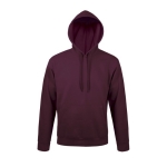Sweat à capuche en coton et polyester 280 g/m² SOL'S Snake couleur grenat huitième vue