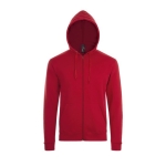 Sweats à capuche unisexes en coton et polyester 260 g/m² SOL'S Stone couleur rouge cinquième vue