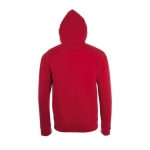Sweats à capuche unisexes en coton et polyester 260 g/m² SOL'S Stone couleur rouge vue arrière